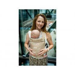 Qusy ergonomical babycarrier - Sand Stories Nude (set)