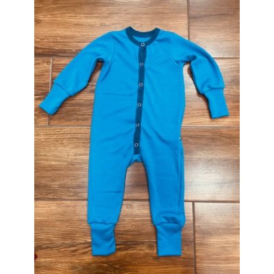 DuoMamas childern merino overall - petrol
