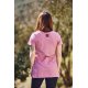 JAKOMAMA T-shirt for breastfeeding with zippers (short sleeve) SWEET DARK PINK