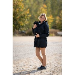 ORICLO Babywearing / pregnancy Windbreaker & Raincoat AnyTime 5in1 - black