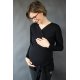 Oriclo Wrap cardigan for babywearing & pregnancy - black