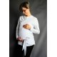 Oriclo Zavinovací kabátek pro těhotné a nosící - šedý
