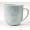 Vatanai porcelain mug with hydrangeas - grey-blue