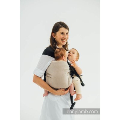 LennyLamb LennyTwin rostoucí ergonomické nosítko na dvojčata - Peanut Butter