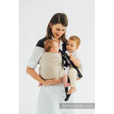 LennyLamb LennyTwin rostoucí ergonomické nosítko na dvojčata - Peanut Butter