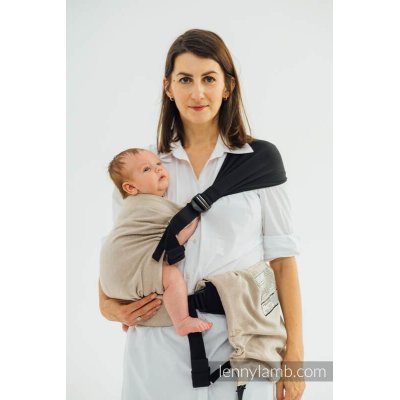 LennyLamb LennyTwin adjustable ergonomic carrier for twins - Peanut Butter