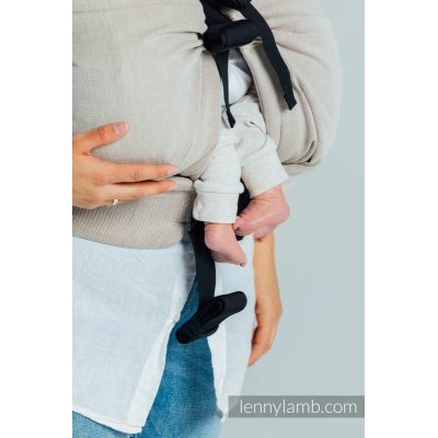 LennyLamb LennyTwin adjustable ergonomic carrier for twins - Peanut Butter
