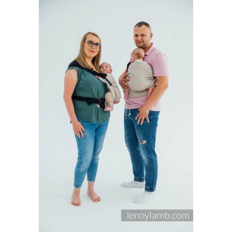 LennyLamb LennyTwin rostoucí ergonomické nosítko na dvojčata - Peanut Butter
