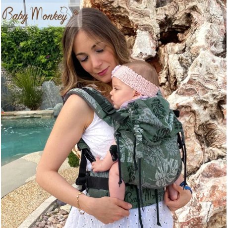 BabyMonkey ergonomic carrier Regolo Rainforest Dark Green