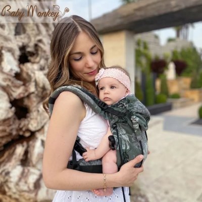 BabyMonkey ergonomic carrier Regolo Rainforest Dark Green