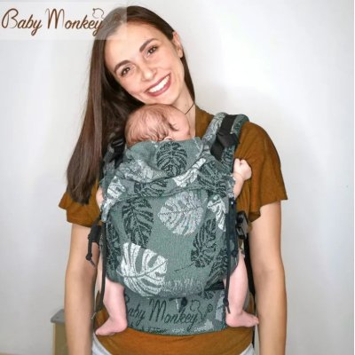 BabyMonkey ergonomic carrier Regolo Rainforest Dark Green
