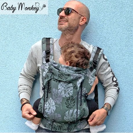 BabyMonkey ergonomic carrier Regolo Rainforest Dark Green