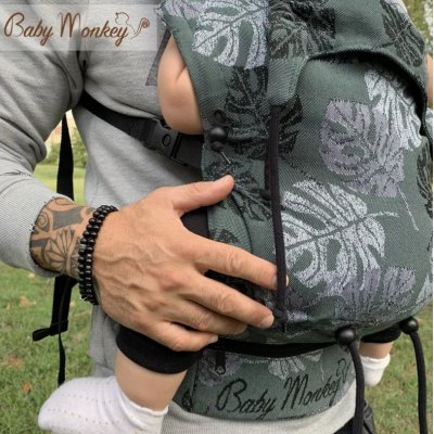 BabyMonkey ergonomic carrier Regolo Rainforest Dark Green