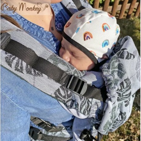 BabyMonkey ergonomic carrier Regolo Rainforest Dark Green Reverse