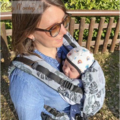 BabyMonkey ergonomic carrier Regolo Rainforest Dark Green Reverse