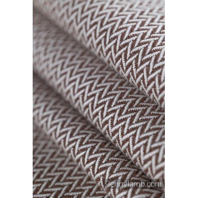 LennyLamb LennyLight compact adjustable ergonomic carrier - Little Herringbone Almond