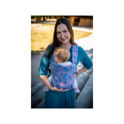 Qusy ergonomical babycarrier - Epic Ginko Femme Fatal (set)