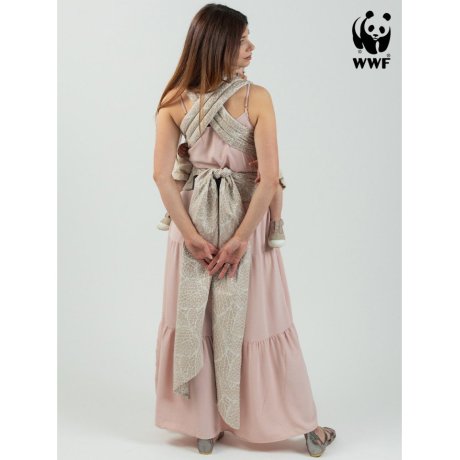 Isara adjustable ergonomic carrier QUICK Half Buckle - Majestic Ivory Forest