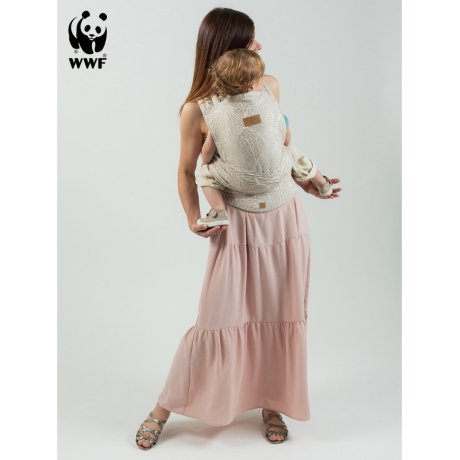 Isara rostoucí ergonomické nosítko QUICK Half Buckle - Majestic Ivory Forest