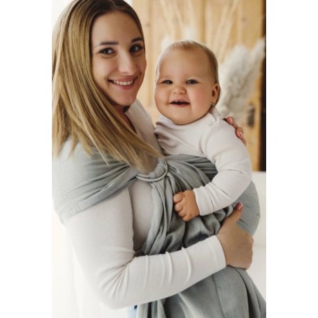 Little Frog Ring Sling Gray Moonstone