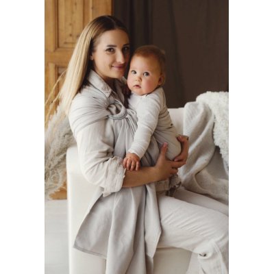 Little Frog Ring Sling Beige Moonstone