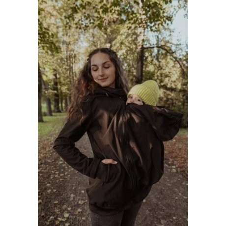 Neko Babywearing / pregnancy jacket 5in1 - black
