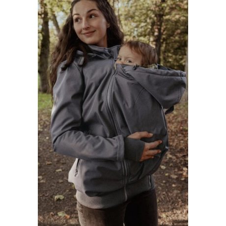 Neko Babywearing / pregnancy jacket 5in1 - grey