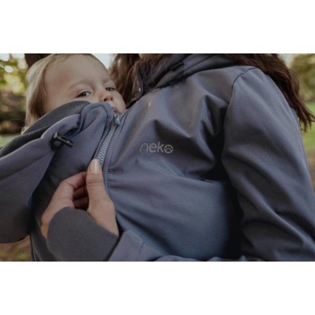 Neko Babywearing / pregnancy jacket 5in1 - grey