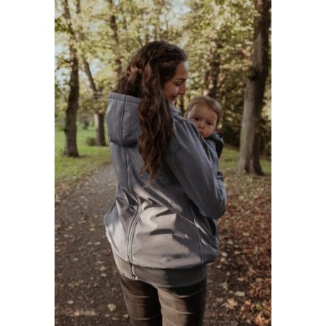 Neko Babywearing / pregnancy jacket 5in1 - grey
