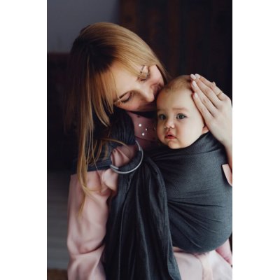 Little Frog Ring Sling Slate Moonstone