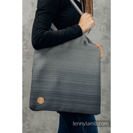 LennyLamb Bag Little Herringbone Ombre Grey