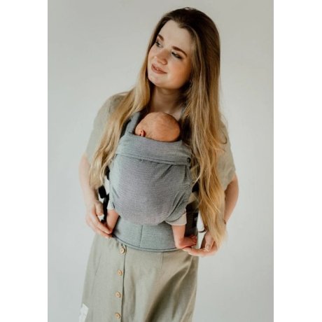Qusy Mini 2.0 ergonomical babycarrier - Silver Dust