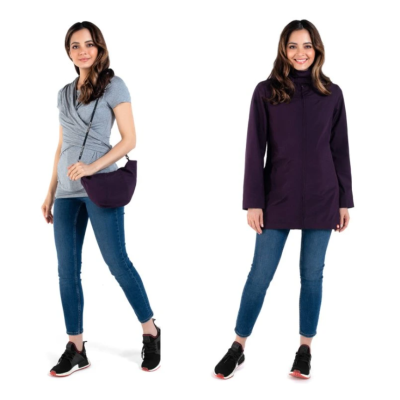 Wombat & Co. The lightweight babywearing jacket Numbat Go - Purple