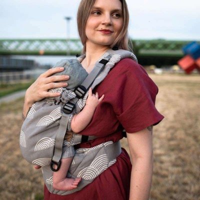 Sestrice ergonomic babycarrier Carrier ONE - Clouds Grey