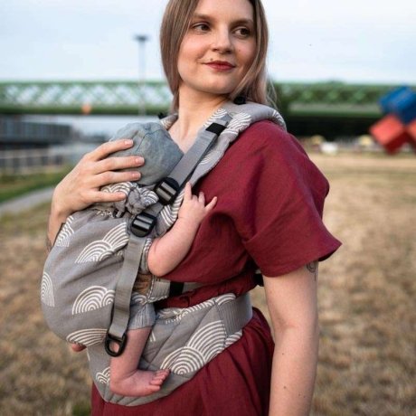Sestrice ergonomic babycarrier Carrier ONE - Clouds Grey