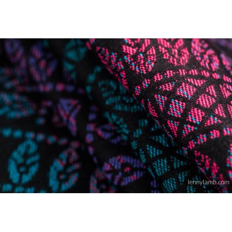 FOR RENT LennyLamb LennyUpGrade PRO adjustable ergonomic carrier Peacock's Tail - Black Opal