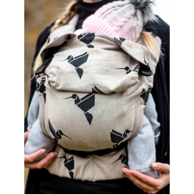RENT MoniLu ergonomic babycarrier UNI START Colibri sand 2