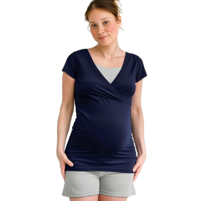 Jozanek Breastfeeding T-shirt Catherine  3/4 sleeves- light lilla