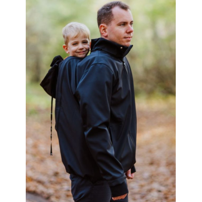 Greyse Babywearing Men's Softshell Jacket 3in1 BLACK