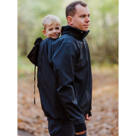 Greyse Babywearing Men's Softshell Jacket 3in1 BLACK