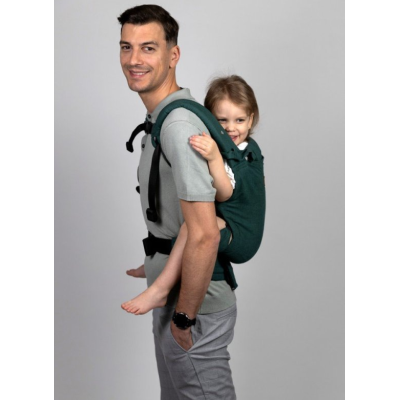 FOR RENT Isara adjustable ergonomic carrier Elite - Evergreen linen baby