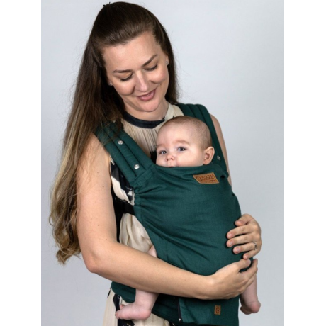 PŮJČOVNA Isara rostoucí ergonomické nosítko Elite - Evergreen linen baby