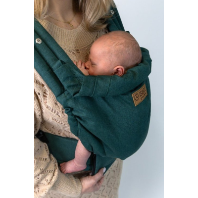 FOR RENT Isara adjustable ergonomic carrier Elite - Evergreen linen baby