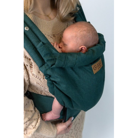 FOR RENT Isara adjustable ergonomic carrier Elite - Evergreen linen baby