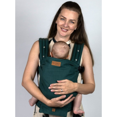 FOR RENT Isara adjustable ergonomic carrier Elite - Evergreen linen baby