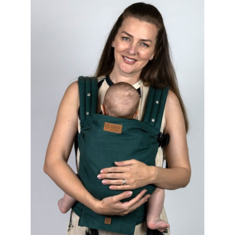 FOR RENT Isara adjustable ergonomic carrier Elite - Evergreen linen baby