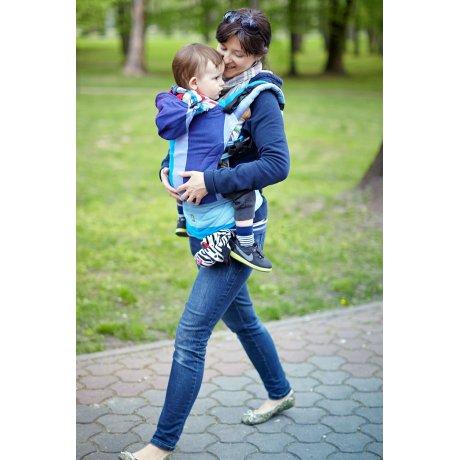 LennyLamb ergonomic carrier Zumba Orange