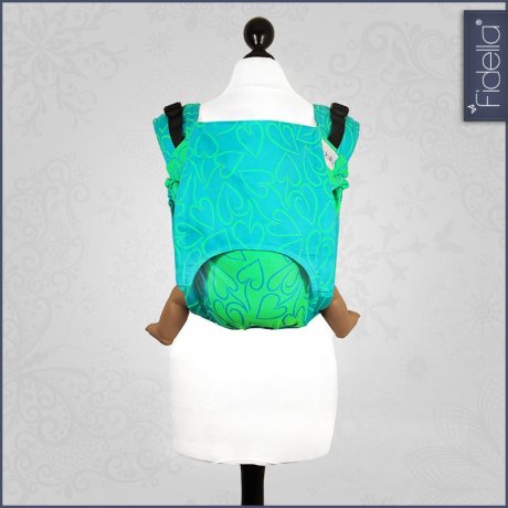 Fidella Onbuhimo back carrier - Amors Love Arrows green