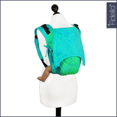 Fidella Onbuhimo back carrier - Amors Love Arrows green