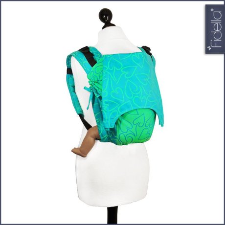 Fidella Onbuhimo back carrier - Amors Love Arrows green